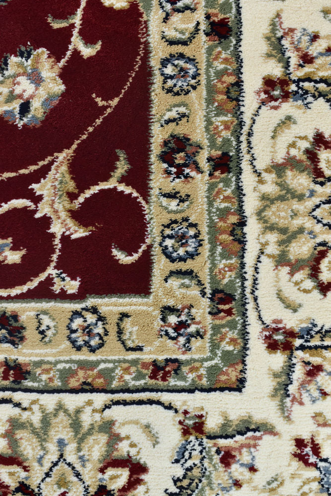 Decora Red Rug - Turkish-inspired traditional rug from Treasures of Turkey