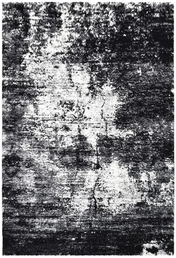 Dahlia Black White Rug - Turkish-inspired modern rug from Treasures of Turkey