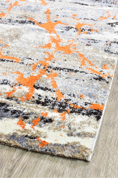 Millard 696 Beige Orange Rug