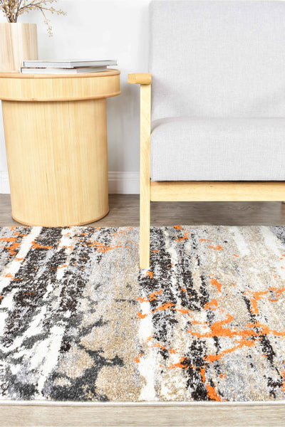 Millard 696 Beige Orange Rug