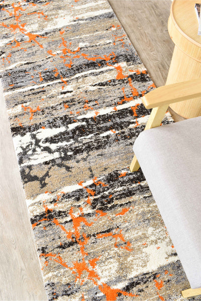 Millard 696 Beige Orange Rug