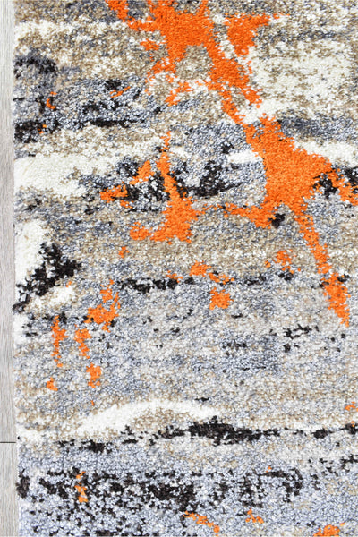 Millard 696 Beige Orange Rug