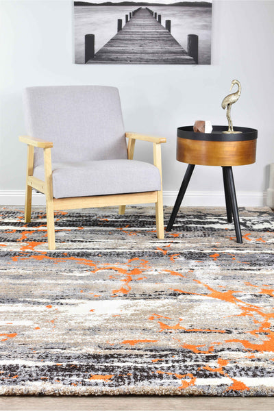 Millard 696 Beige Orange Rug