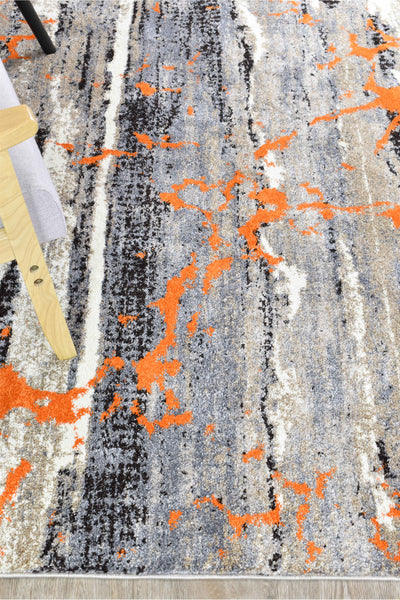 Millard 696 Beige Orange Rug