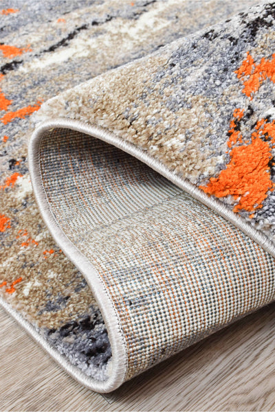 Millard 696 Beige Orange Rug