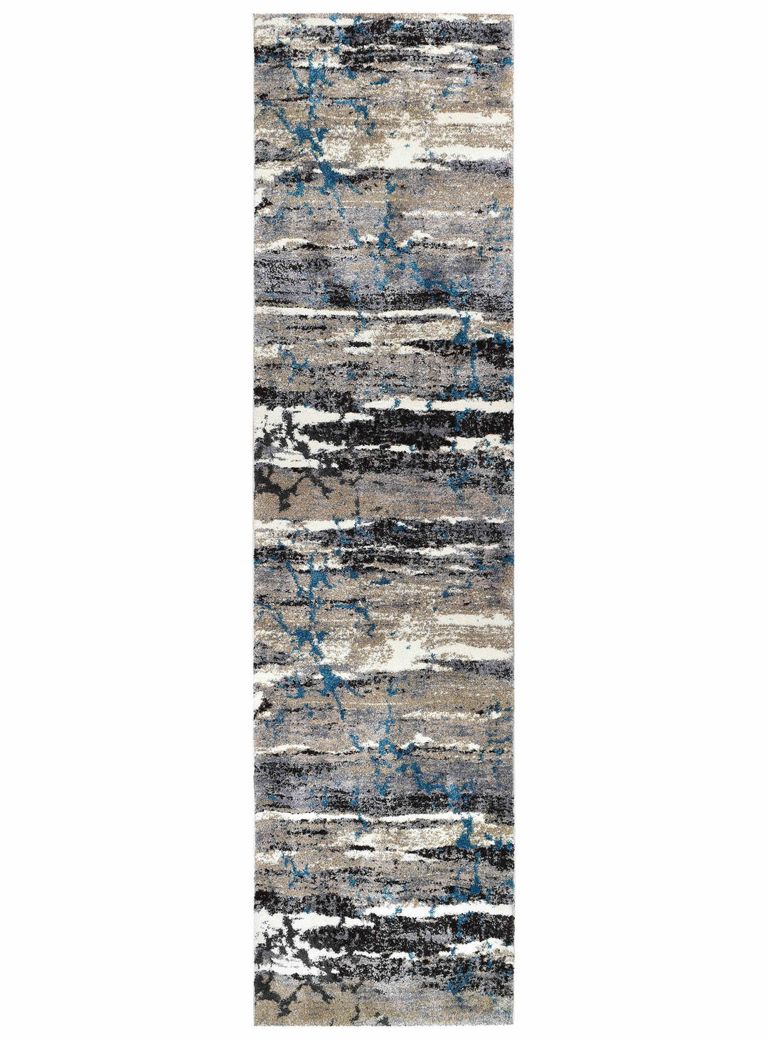 Millard Beige Turquoise Rug - Turkish-inspired modern rug from Treasures of Turkey