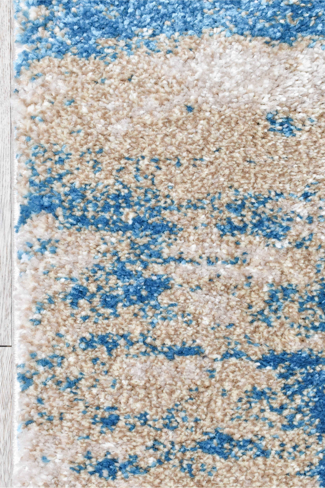 Millard Beige Turquoise Rug - Turkish-inspired modern rug from Treasures of Turkey