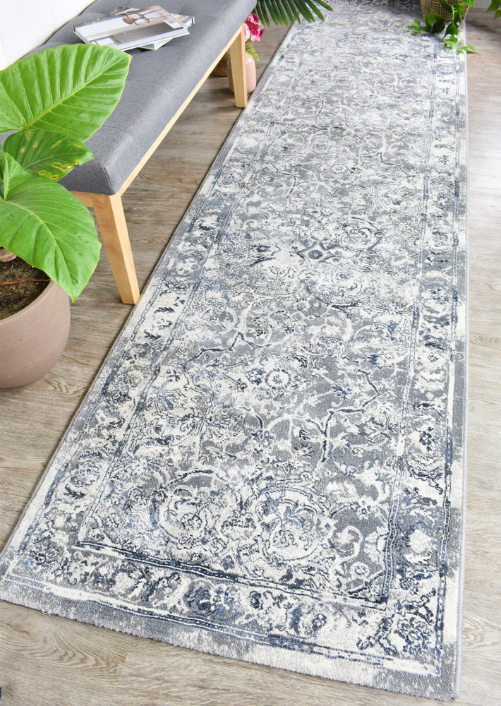 Contemporary Cove Runner - Turkish-inspired hallway runner rug from Treasures of Turkey