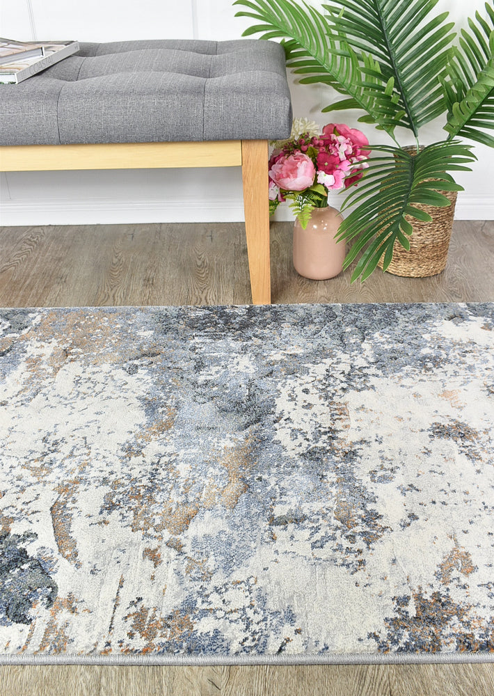 Contemporary Cove Runner - Turkish-inspired hallway runner rug from Treasures of Turkey
