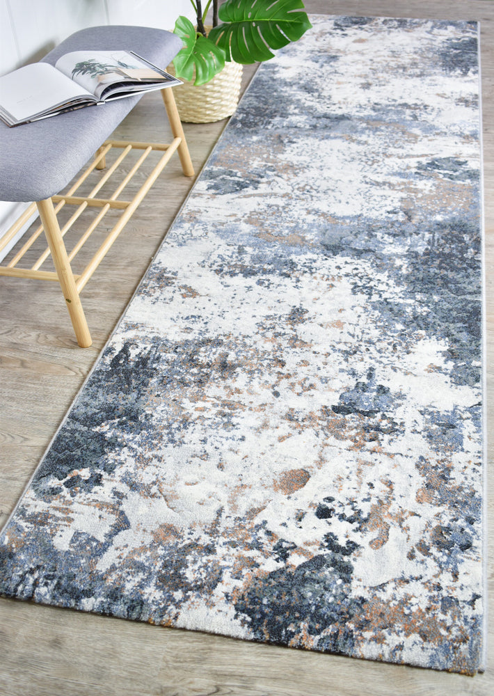 Contemporary Cove Runner - Turkish-inspired hallway runner rug from Treasures of Turkey