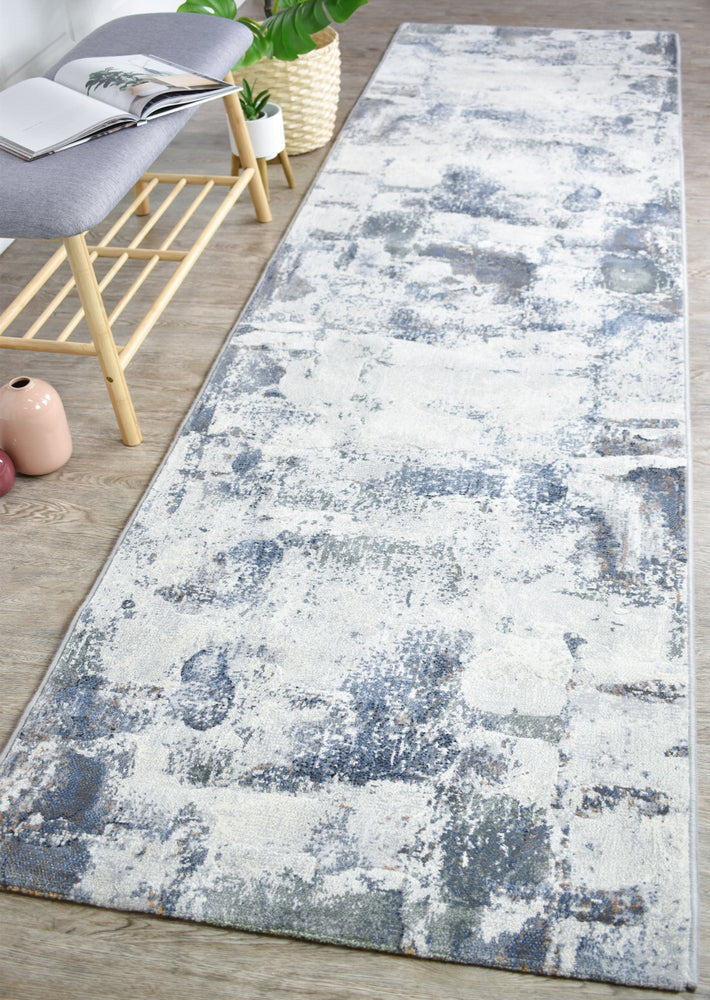 Contemporary Cove Runner - Turkish-inspired hallway runner rug from Treasures of Turkey