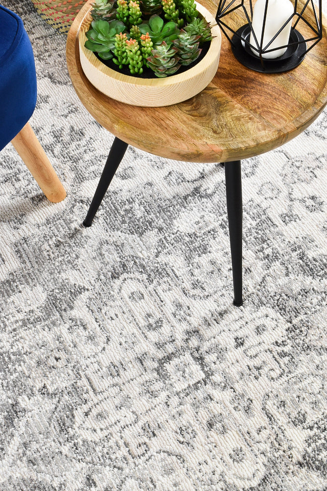 Medina Grey Rug - Turkish-inspired modern rug from Treasures of Turkey