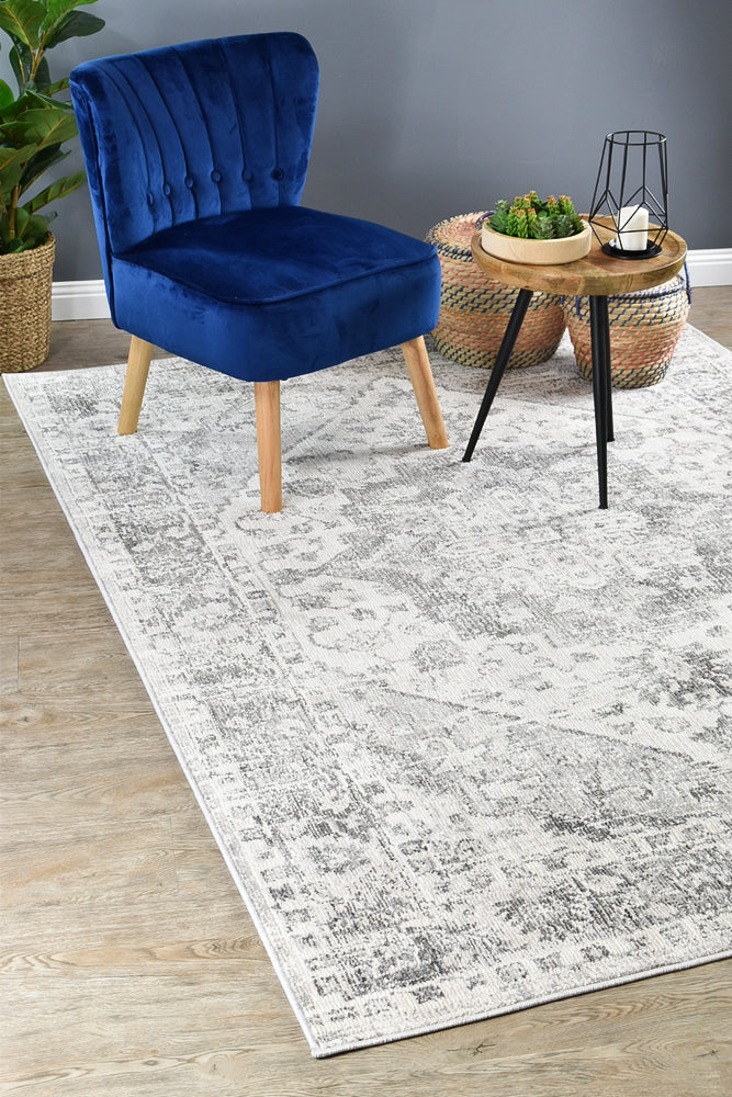Medina Grey Rug - Turkish-inspired modern rug from Treasures of Turkey