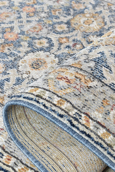 Medina Dark Blue Runner Rug A156A