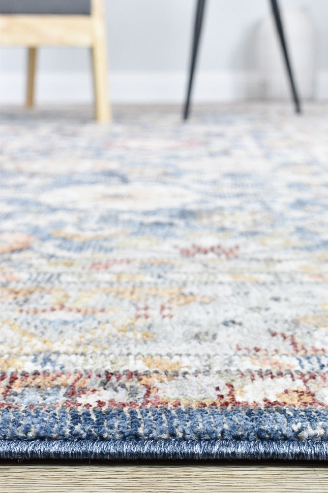 Medina Dark Blue Rug - Turkish-inspired modern rug from Treasures of Turkey