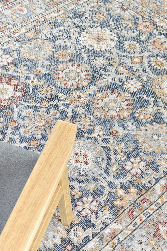 Medina Dark Blue Rug - Turkish-inspired modern rug from Treasures of Turkey