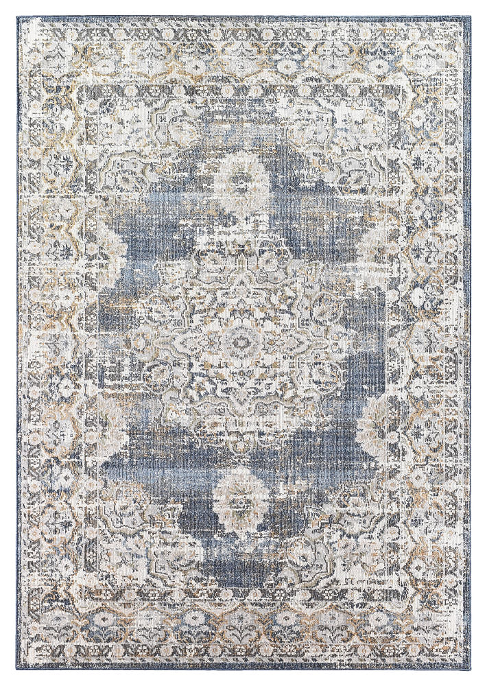 Medina Dark Blue Rug - Turkish-inspired modern rug from Treasures of Turkey
