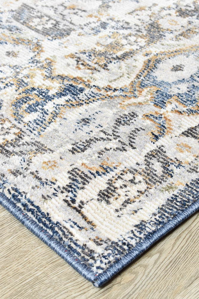 Medina Dark Blue Rug - Turkish-inspired modern rug from Treasures of Turkey