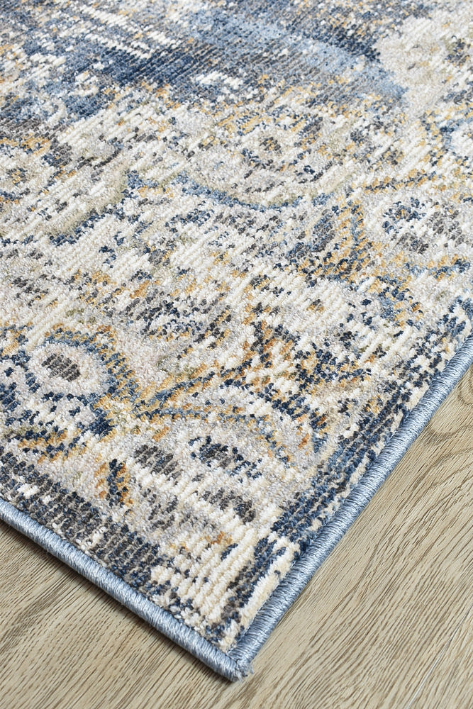 Medina Dark Blue Rug - Turkish-inspired modern rug from Treasures of Turkey