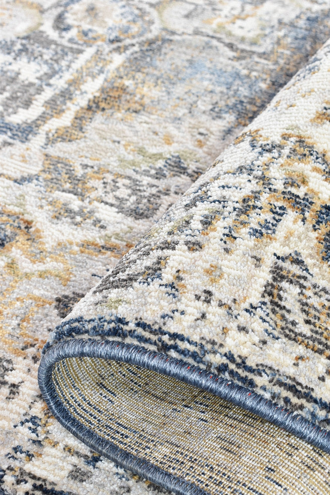 Medina Dark Blue Rug - Turkish-inspired modern rug from Treasures of Turkey