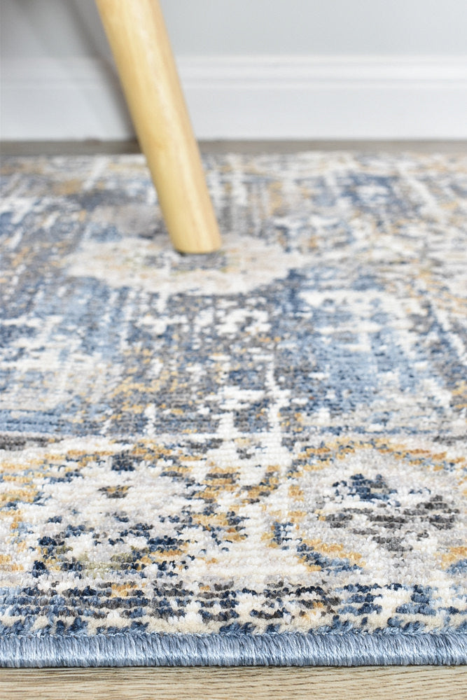 Medina Dark Blue Rug - Turkish-inspired modern rug from Treasures of Turkey