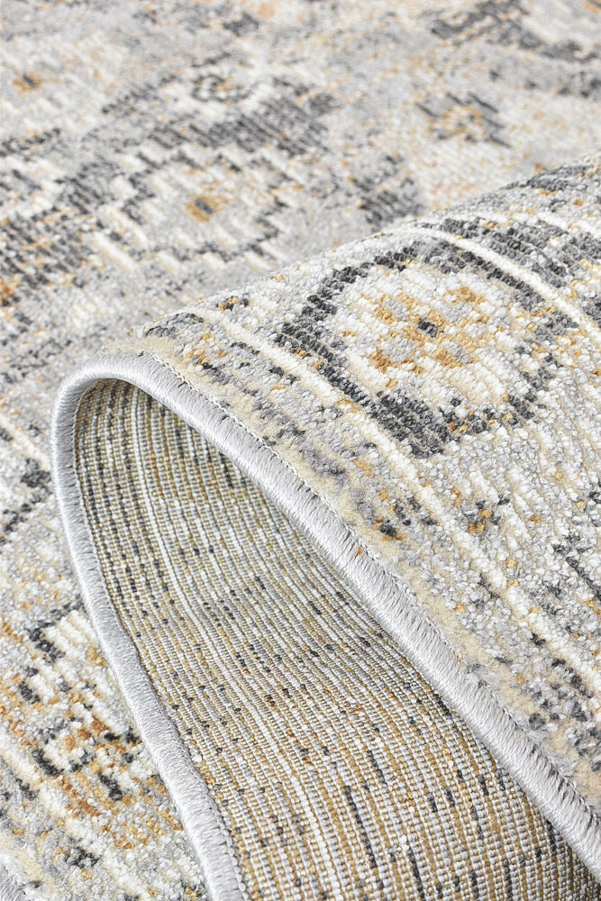 Medina Grey Mustard Rug - Turkish-inspired modern rug from Treasures of Turkey