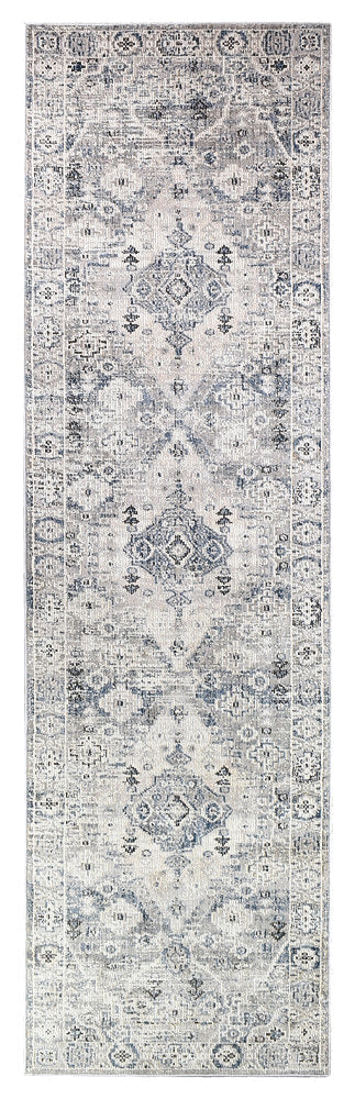 Medina Blue L.Grey Rug - Turkish-inspired modern rug from Treasures of Turkey