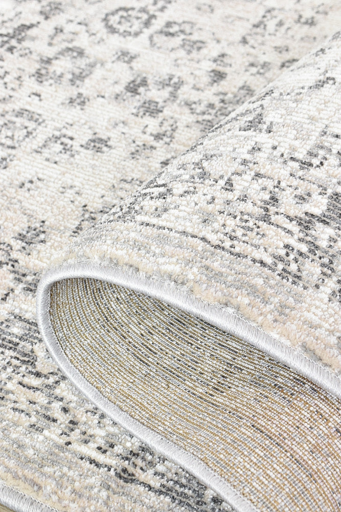 Medina Grey Runner Rug - Turkish-inspired hallway runner rug from Treasures of Turkey