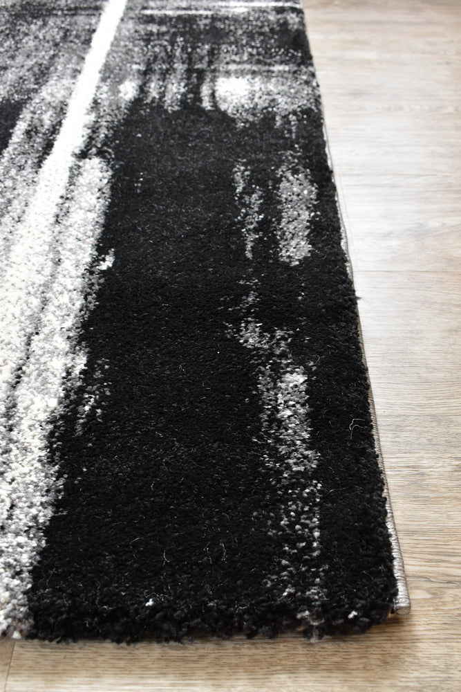 Dahlia Light Grey Dark Grey Rug - Turkish-inspired modern rug from Treasures of Turkey