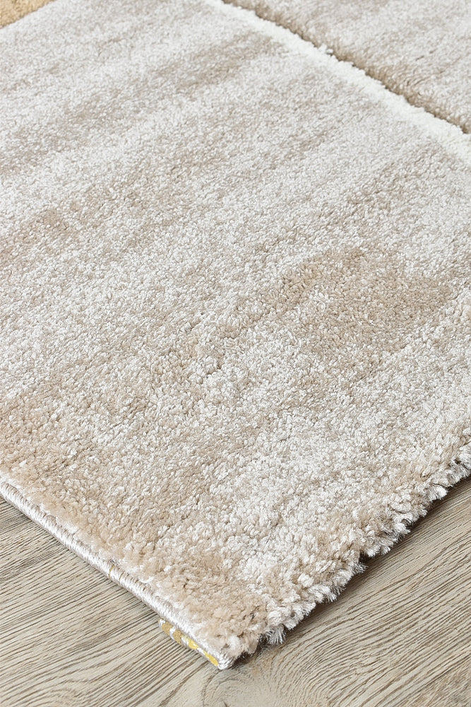 Dahlia Beige Dark Beige Rug - Turkish-inspired modern rug from Treasures of Turkey