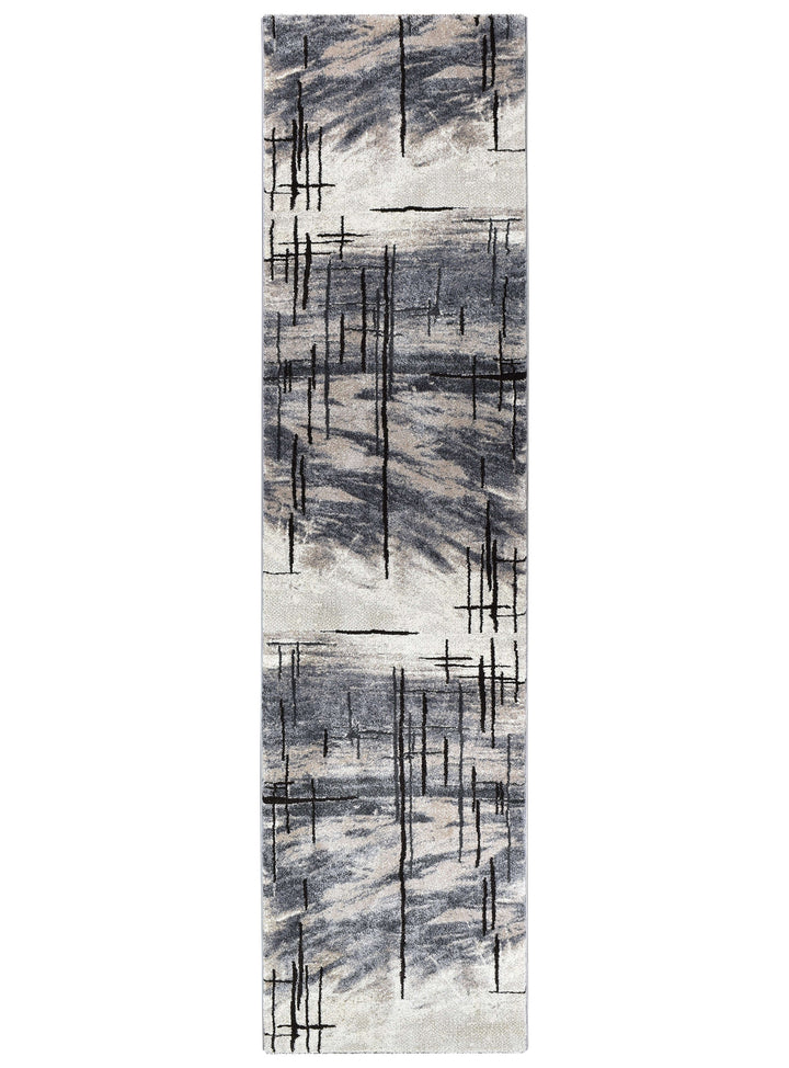 Novus Grey Brown Rug - Turkish-inspired modern rug from Treasures of Turkey