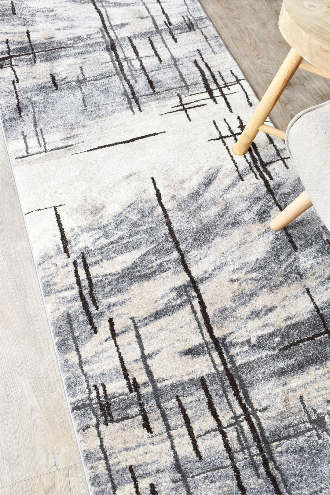 Novus Grey Brown Rug - Turkish-inspired modern rug from Treasures of Turkey