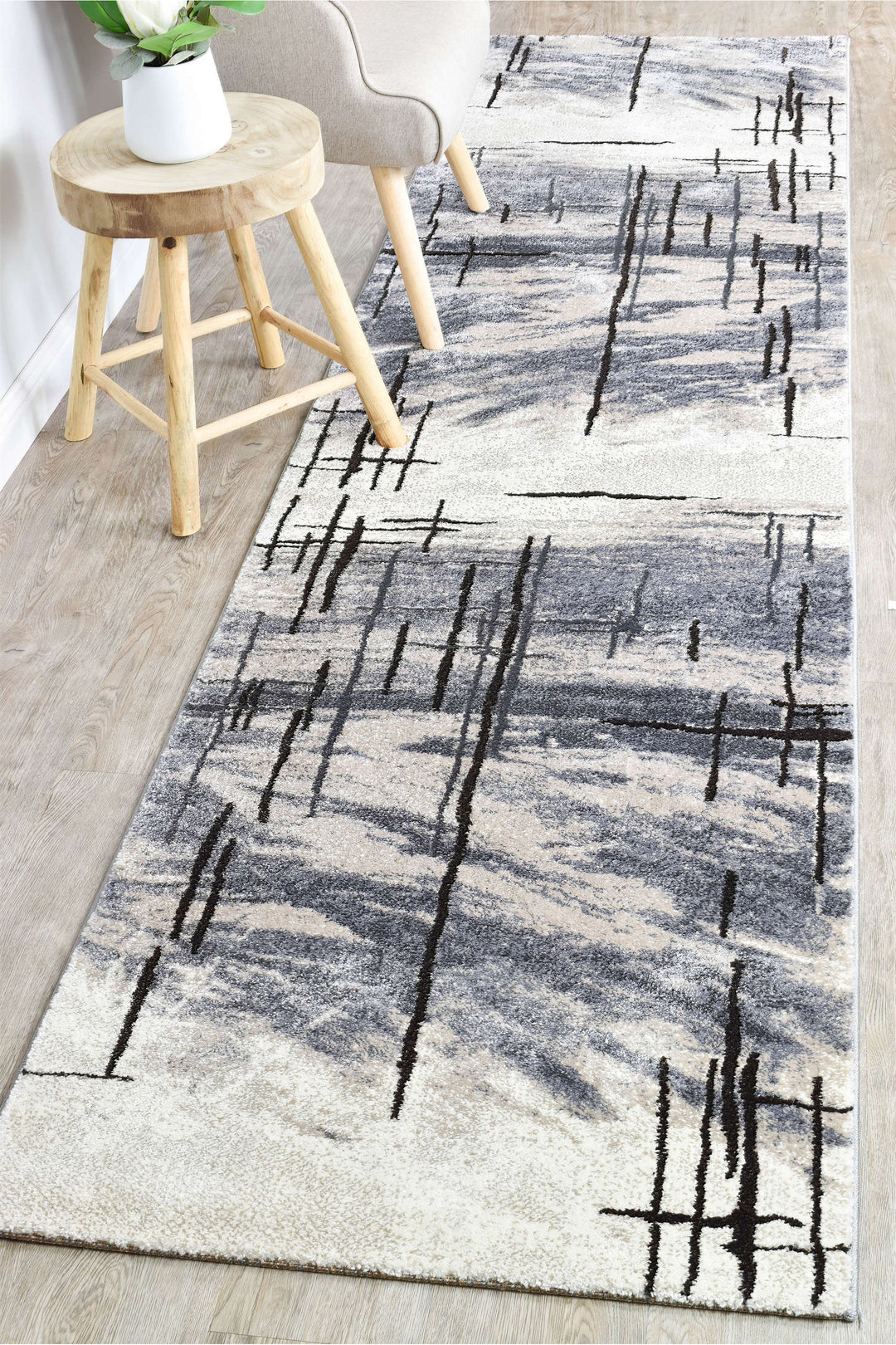 Novus Grey Brown Rug - Turkish-inspired modern rug from Treasures of Turkey