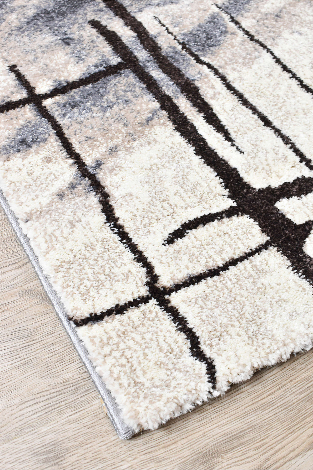 Novus Grey Brown Rug - Turkish-inspired modern rug from Treasures of Turkey