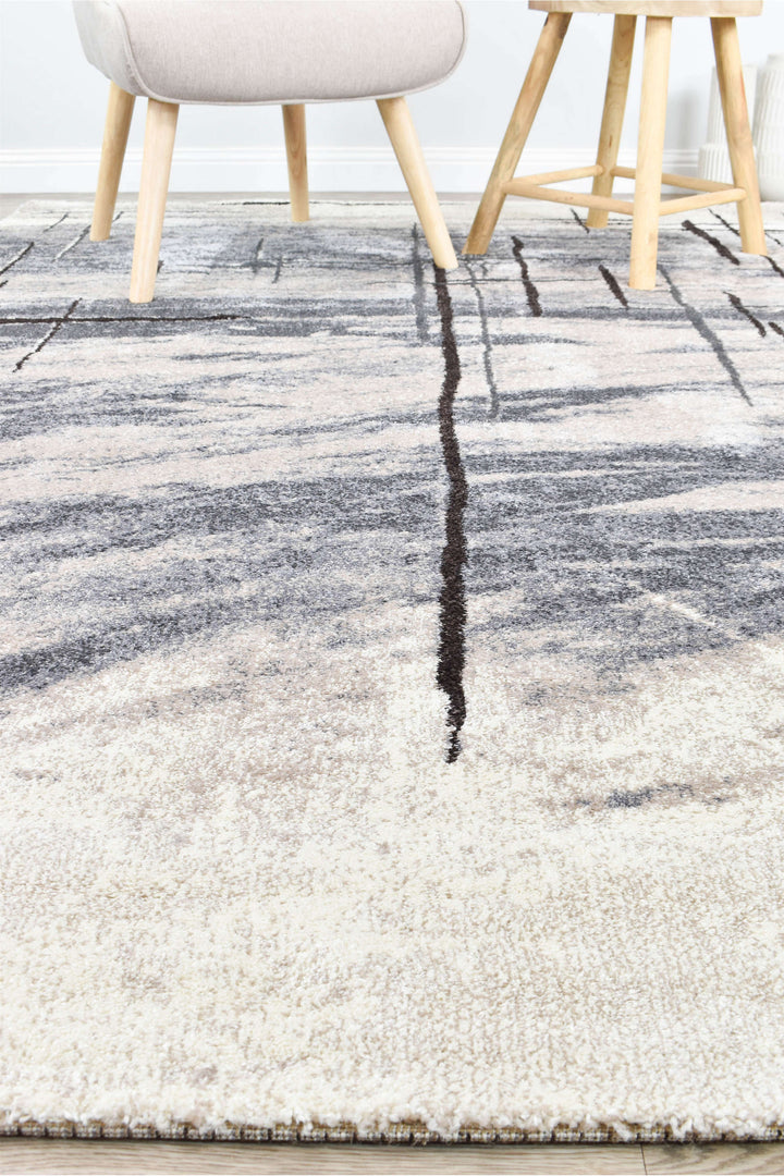 Novus Grey Brown Rug - Turkish-inspired modern rug from Treasures of Turkey