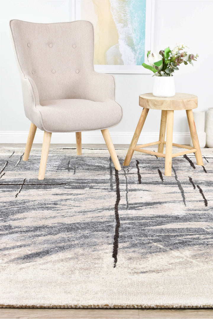 Novus Grey Brown Rug - Turkish-inspired modern rug from Treasures of Turkey
