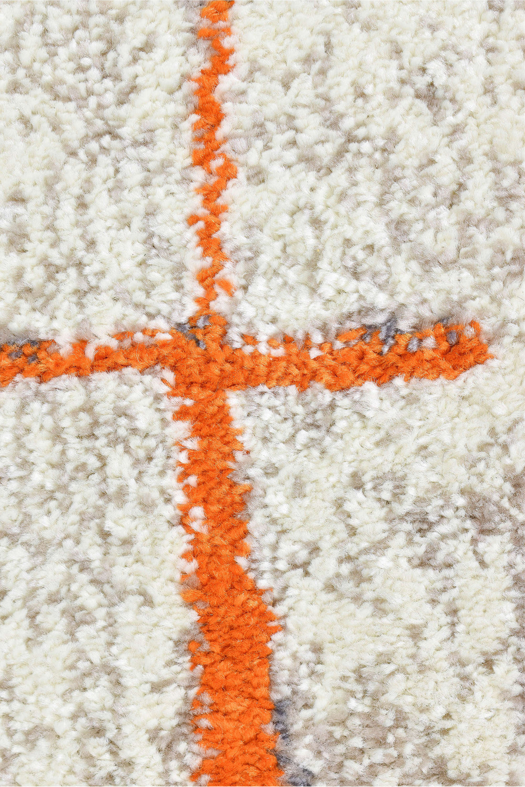 Novus Grey Orange Rug - Turkish-inspired modern rug from Treasures of Turkey