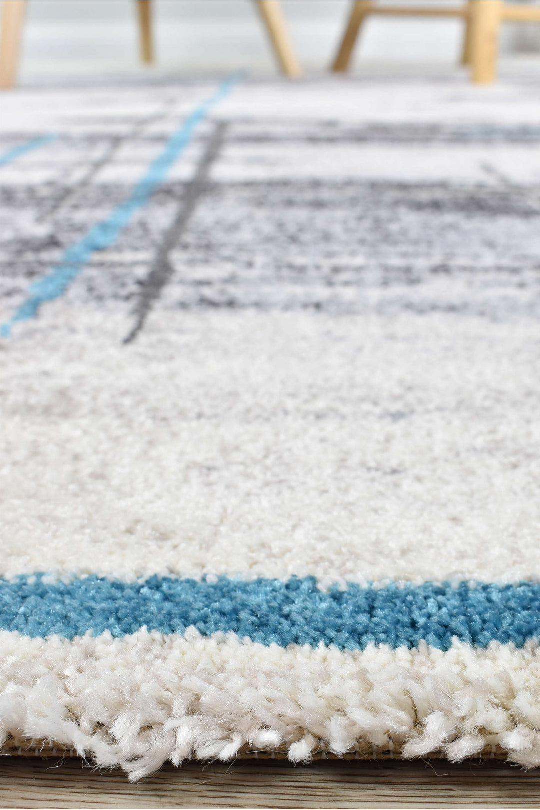 Novus 726AA Grey Turquoise Rug - Turkish-inspired modern rug from Treasures of Turkey
