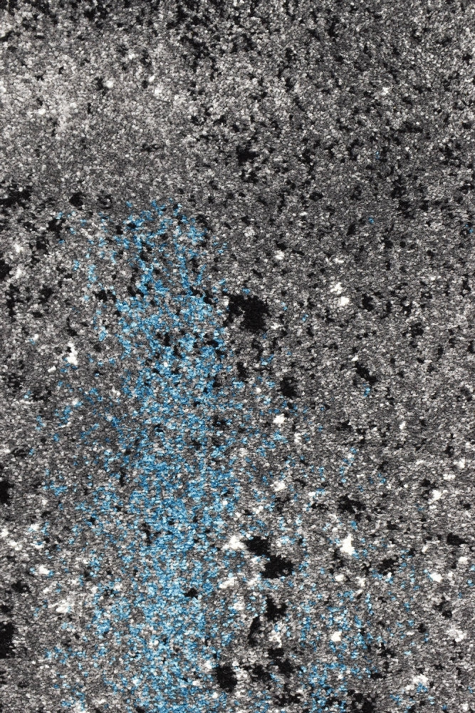 Novas Grey Turquoise Rug - Turkish-inspired modern rug from Treasures of Turkey