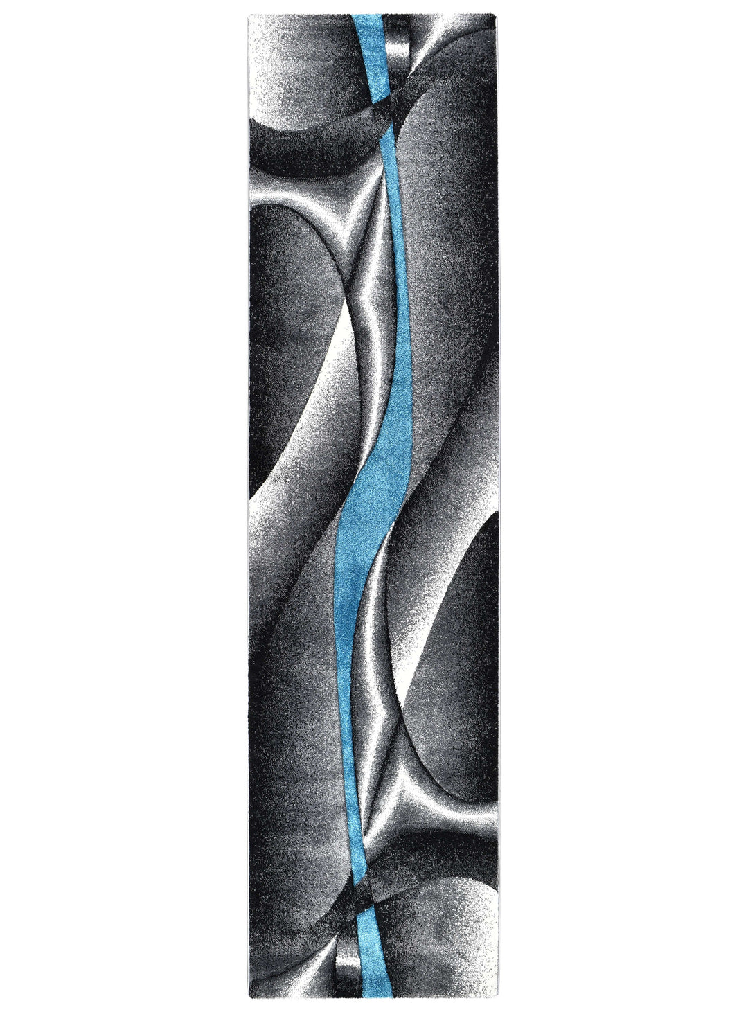 Novas Grey Turquoise Rug - Turkish-inspired modern rug from Treasures of Turkey