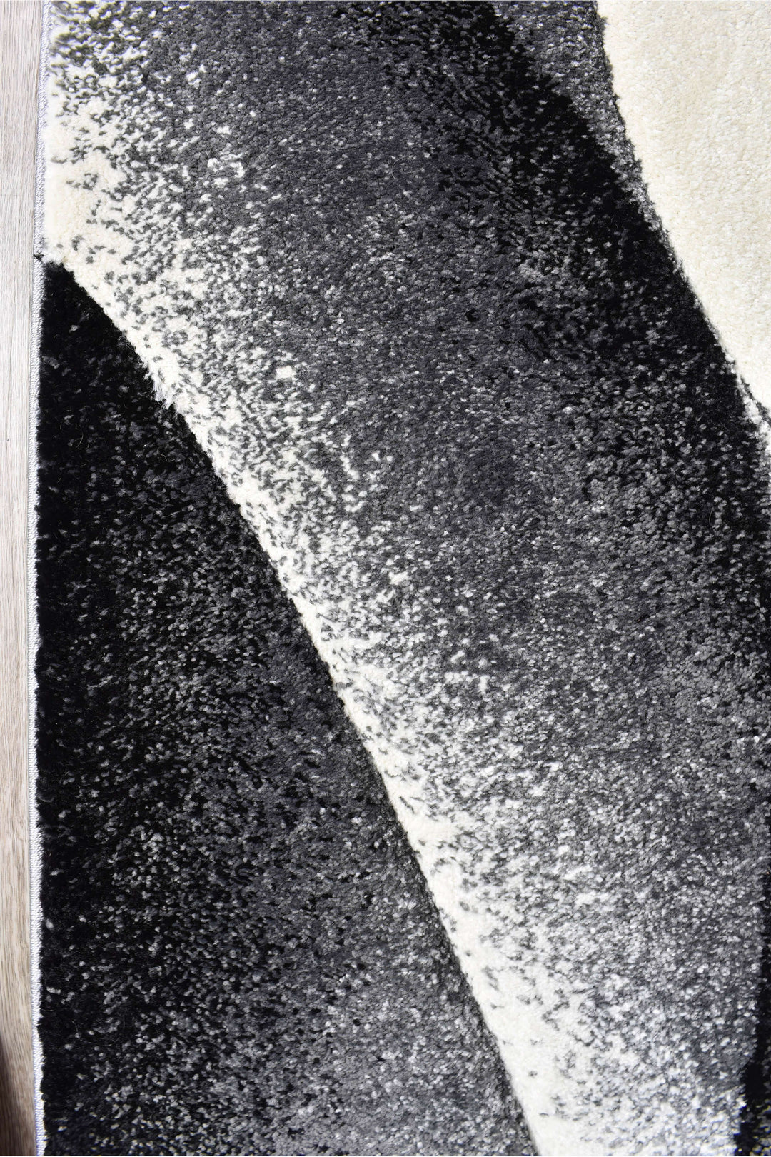 Novas Light Grey Dark Grey Runner - Turkish-inspired hallway runner rug from Treasures of Turkey