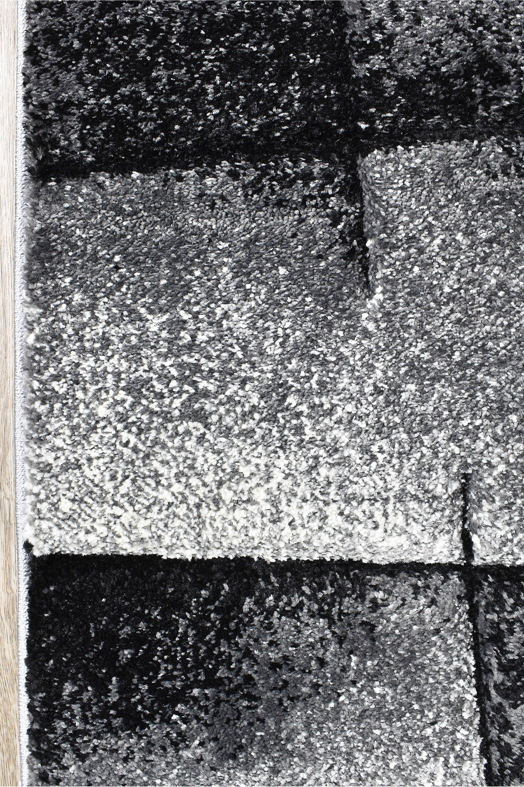 Novas Light Grey Dark Grey Rug - Turkish-inspired modern rug from Treasures of Turkey