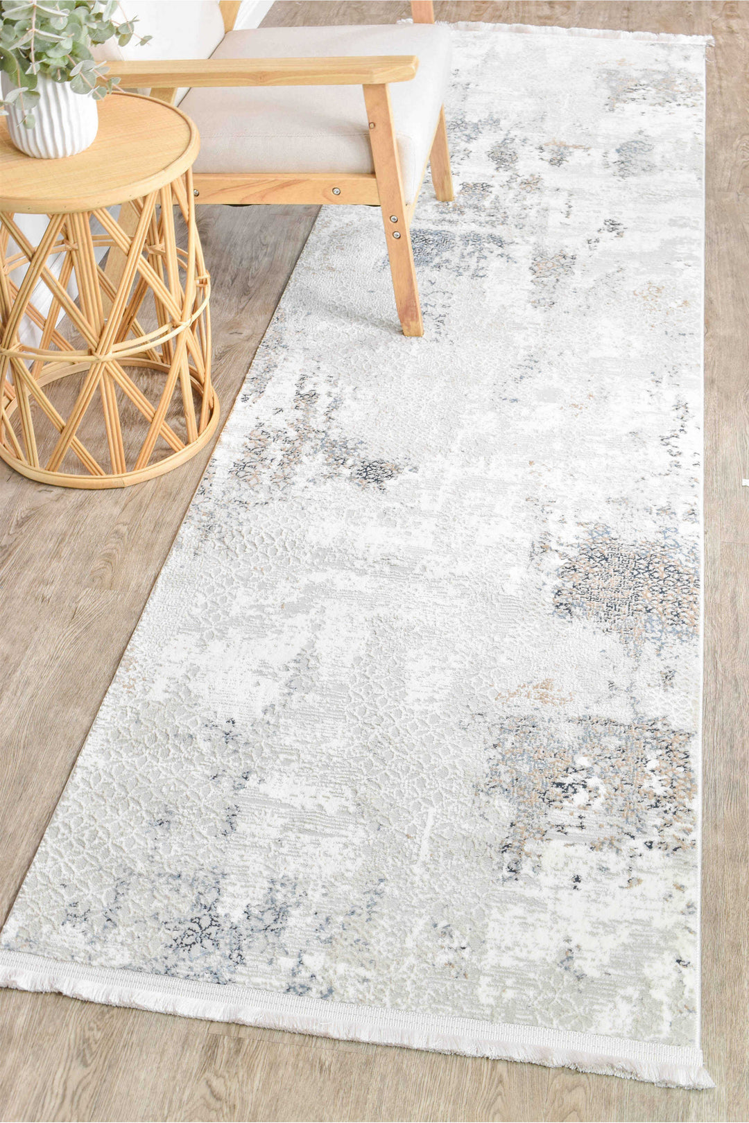 Granada Dove Grey Rug - Turkish-inspired modern rug from Treasures of Turkey