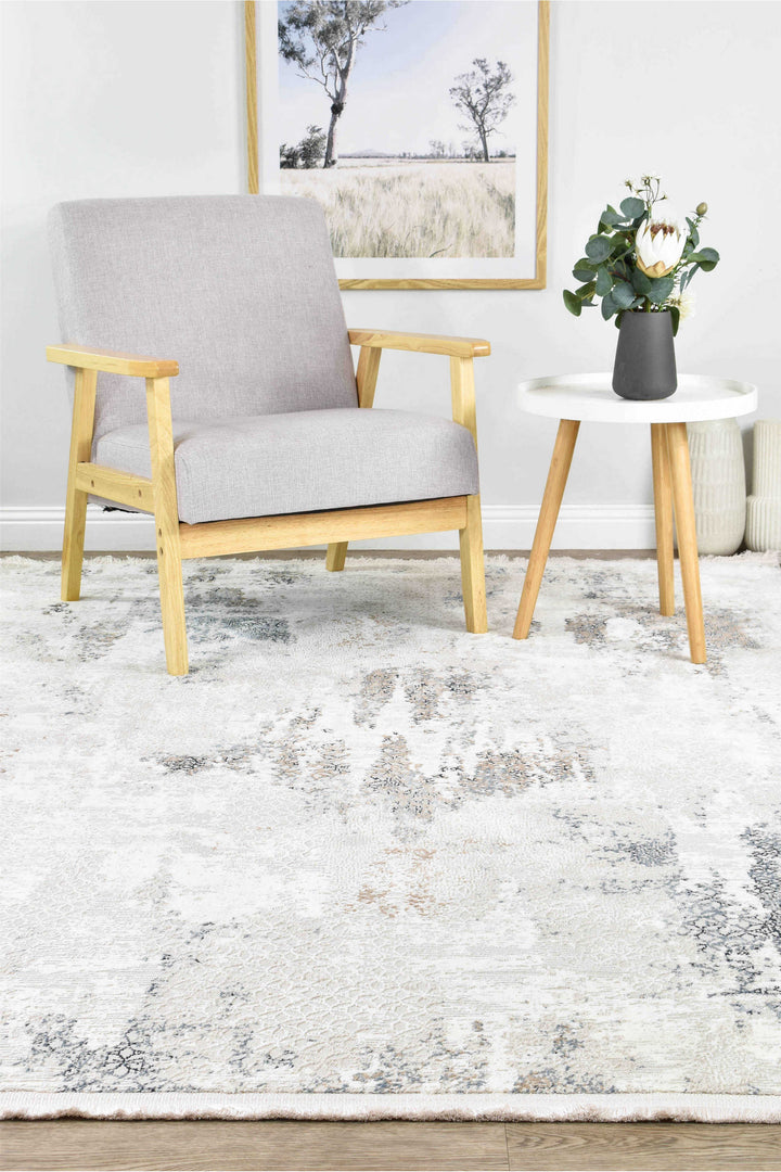Granada Dove Grey Rug - Turkish-inspired modern rug from Treasures of Turkey