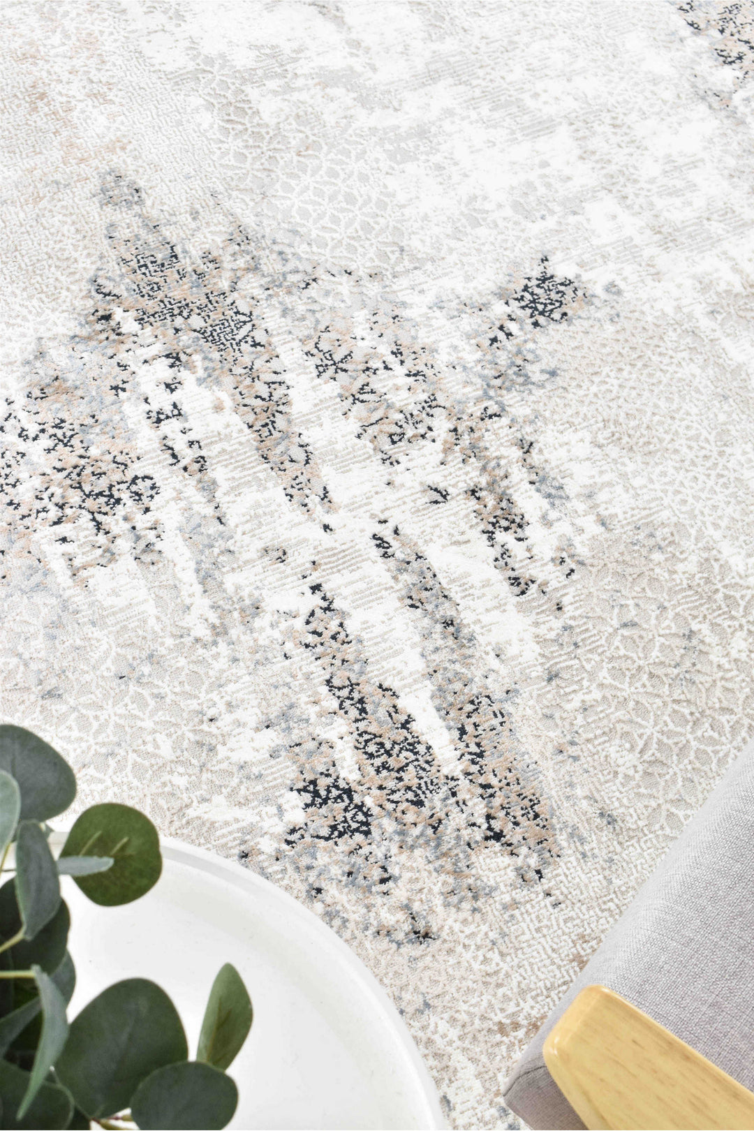 Granada Dove Grey Rug - Turkish-inspired modern rug from Treasures of Turkey