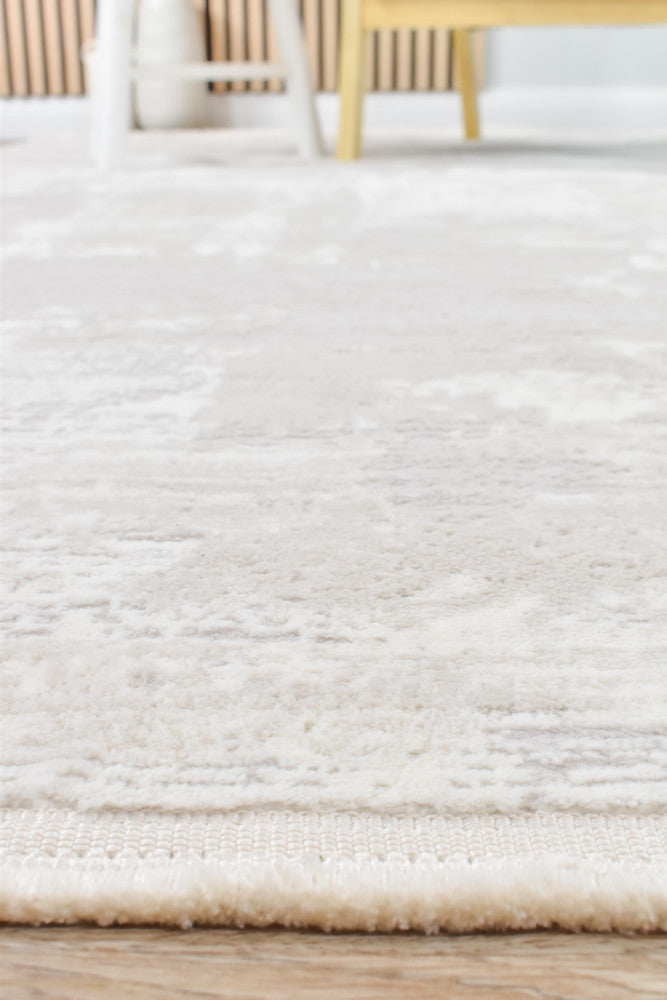 Eternal Azure Cream Contemporary Rug - Turkish-inspired modern rug from Treasures of Turkey