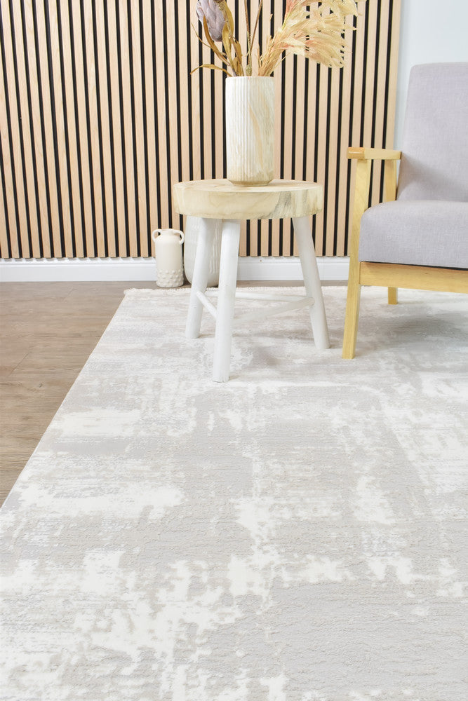 Eternal Azure Cream Contemporary Rug - Turkish-inspired modern rug from Treasures of Turkey