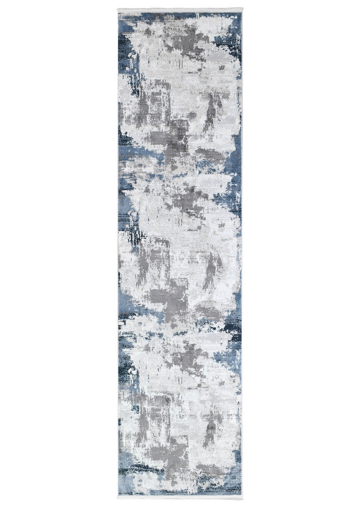 Eternal Azure Navy Cream Hallway Runner – Treasures of Turkey