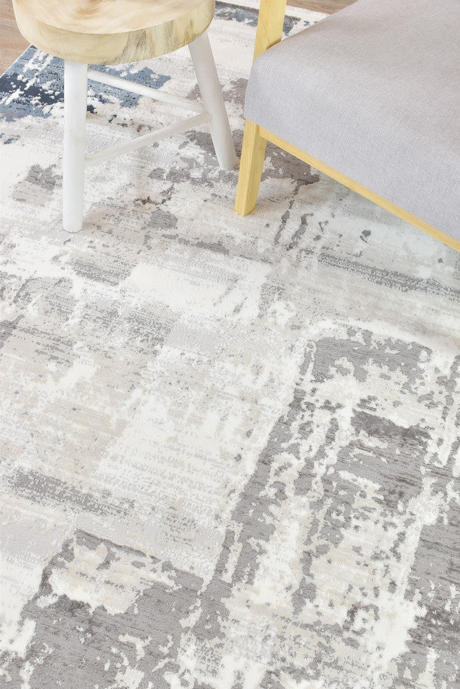 Eternal Azure Navy Contemporary Rug - Turkish-inspired modern rug from Treasures of Turkey