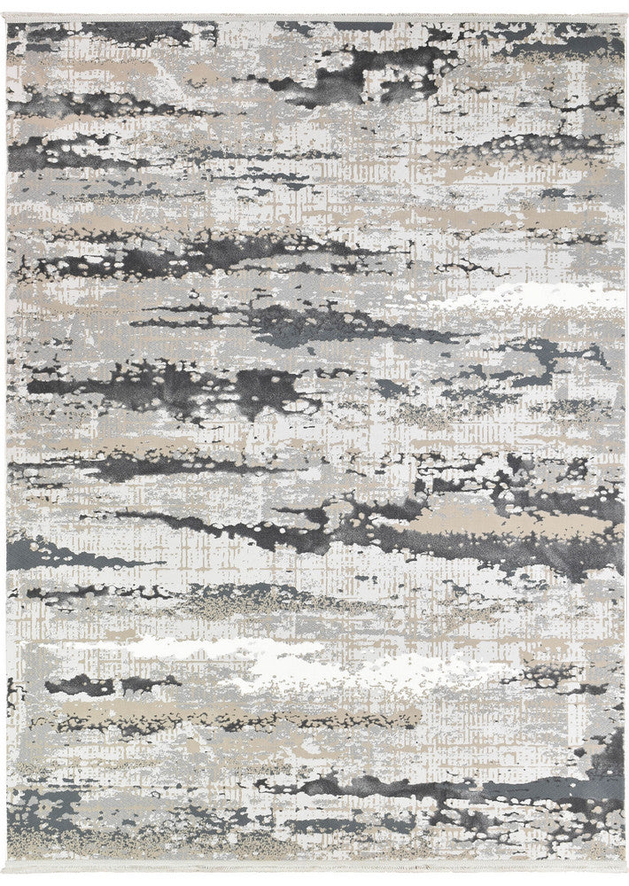 Eden Viscose Blend Grey Textured Modern Rug – Treasures of Turkey